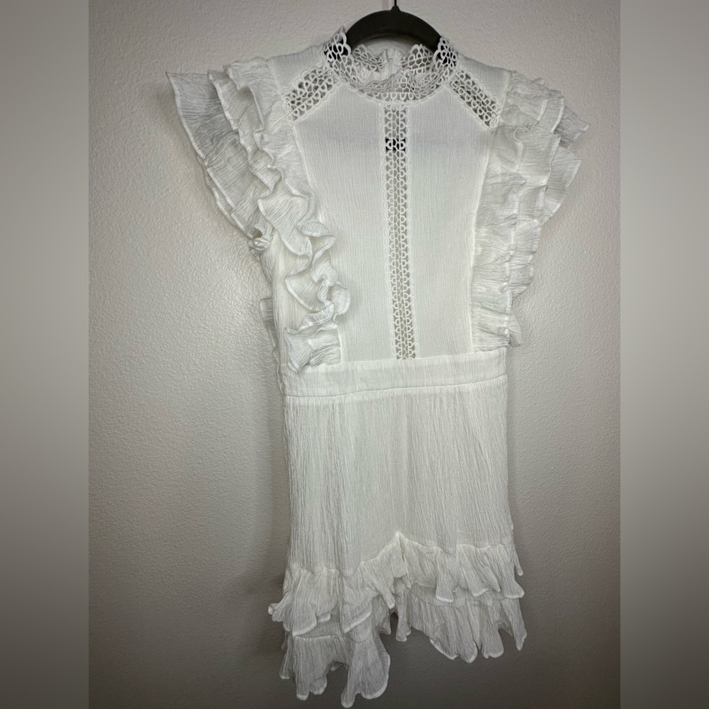 Indikah | White Ruffle Sun Dress